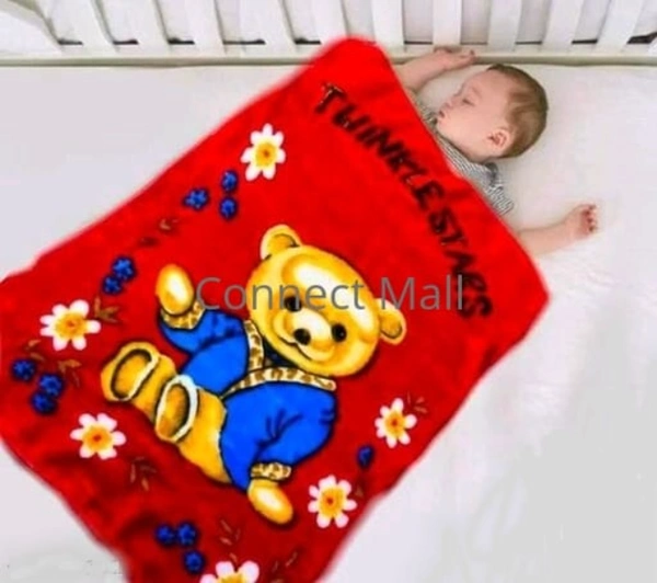 Multicolour  Medium Size Animal Baby Velvet Blanket  Perfect  for below 3yrs  Mild Winter as well as Spring  - Red, Hooded Baby Blanket